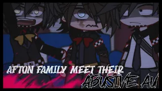 Afton Family Meet Their ABUSIVE AU [] Gacha Afton Family [] Gacha FNaF [] Gacha Club []