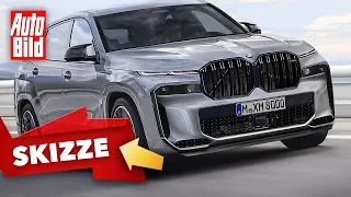 BMW X8 M (2021) | Zeigt der X8 neues SUV-Markengesicht? | Skizze