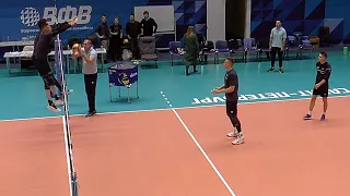 Volleyball. Block. Drill. Training. VC "Zenith" St. Petersburg #7
