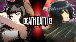 Fan Made DEATH BATTLE! Trailer: Mikasa VS Blake(Attack On Titan VS Rwby)