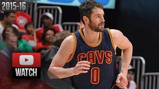 Kevin Love Full Game 4 Highlights vs Hawks (2016.05.08) - 27 Pts, 13 Reb, 8 Treys!