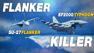 I Fly The Eurofighter Typhoon Against The Su-27 Flanker | Dogfight | Digital Combat Simulator | DCS