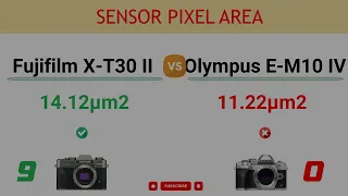 Fujifilm X-T30 2 vs Olympus E-M10 IV Comparison: 14 Reasons to buy X-T30 II and 4 Reasons to E-M10 4
