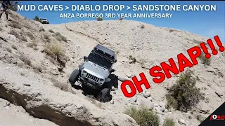 Adventures to Anza Borrego /Mud Caves /Diablo Drop /Sandstone Canyon