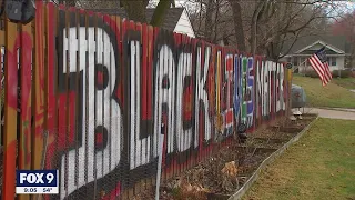 City of West St. Paul tells resident to paint over Black Lives Matter mural on fence or face fines |