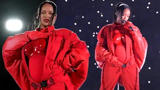 Rihanna Is PREGNANT! Super Bowl Halftime Performance Debuts Baby Bump