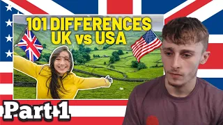 British Guy Reacting to 101 Differences UK & USA (British vs American) | Part 1