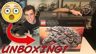 Unboxing The Biggest LEGO Set Ever! | LEGO Star Wars 75192 UCS Millennium Falcon Unboxing! | Haul