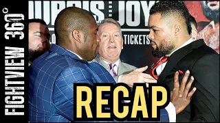 Dubois vs Joyce Press Conference / Face Off RECAP & Preview - DDD Shows Personality! Predictions?