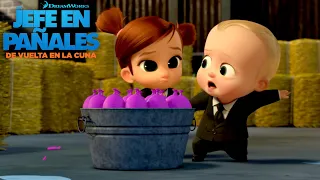 ¡Los bebés se pelean con globos de agua! | UN JEFE EN PAÑALES: DE VUELTA EN LA CUNA | Netflix