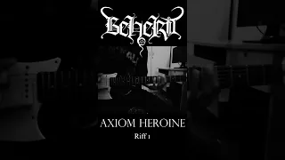 Beherit - Axiom Heroine (Guitar Riffs) #shorts #blackmetal #beherit #guitar