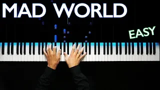 Mad World - Gary Jules ver. | Piano tutorial | Karaoke