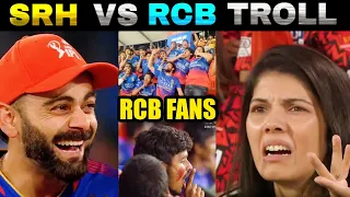 RCB WON | SRH VS RCB FANS | SRH VS RCB HIGHLIGHTS | VIRAT KOHLI | KARIVEPAKU TROLLS