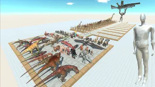 FPS Avatar vs ALL Units with a Grenade Launcher - Animal Revolt Battle Simulator