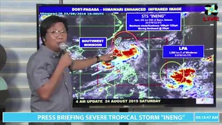 ‘Ineng’ expected to leave PAR Saturday afternoon — Pagasa