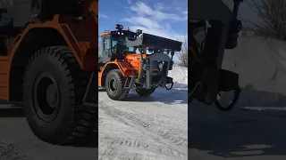 Локомобиль-снегоочиститель СТАНИСЛАВ-705.ТТЗ с вертикальным положением отвала, машина хозяйка 4в1🔥