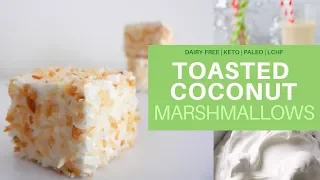 MARSHMALLOWS | TOASTED COCONUT  | #KETO | #LCHF | #SUGARFREE