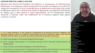 62.- Supuesto Práctico 1 - C1 Libre 2018 | AGE (PDF📑⬇️)