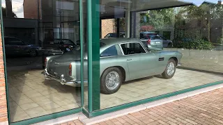 I found the James Bond Aston Martin DB5 at a local garage!!!🤩😱 #shorts #notimetodie