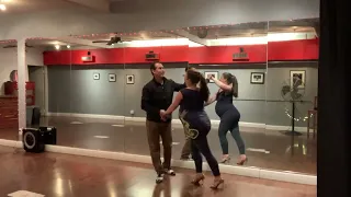 Nine Months Pregnant Dancing to Bachata and Salsa- Nicolette & Agustin