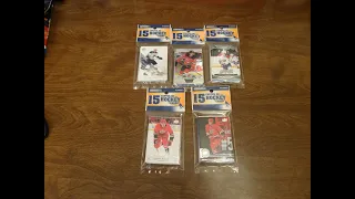 Pack Opening #151 - Dollarama 15-card Hockey Pack (times 5)