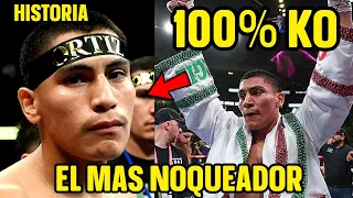 El Boxeador Mexicano Mas NOQUEADOR de la ACTUALIDAD - RECHAZO al CANELOTEAM - Vergil Ortiz HISTORIA