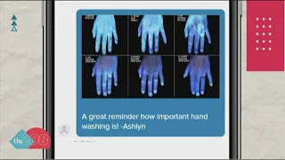 How to properly wash your hands: Test with a UV light