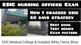 ESIC 60 Days plan for sure selection | Book list 🎯💯 #esicnursing #upsc #norcet