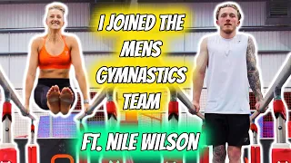 WOMEN TRY MENS GYMNASTICS . ft Nile Wilson, ASH WATSON, LUKE STONEY