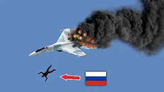 Brutal attack of the Ukrainian army! Missile destroys Russian Su-35 in mid-air