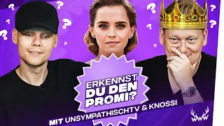 Erkennst DU den Promi? (mit unsympathischTV & Knossi)