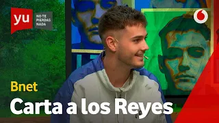 Bnet improvisa con la carta a los Reyes del equipo de yu #yuValeriaVegas