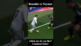 Ronaldo's Experience vs Neymar's Skill #shorts