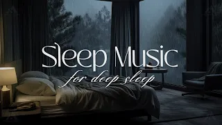 Rain Sounds For Sleeping - Rainy Night in Cozy Room Ambience with Soft Piano Music, Heavy Rain #14