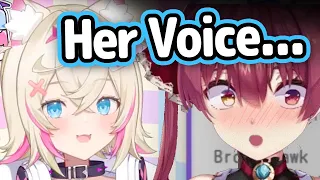 Marine Noticed Something About Mococo's Voice...【Hololive】