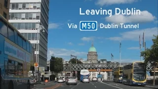 [IRL] Leaving Dublin via M50 Dublin Tunnel