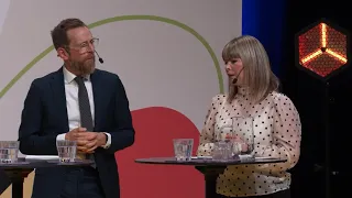 Pep Forum 2023 - Socialminister Jakob Forssmed och Julia Färjhage, KSO Lilla Edet