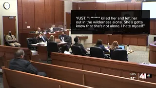 Witness testimony continues in day four of the Yust trial