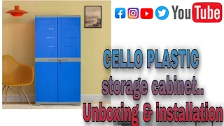Cello Novelty Plastic Wordrobe_ Unboxing & Installation