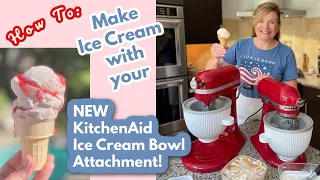 How to Make Ice Cream with your NEW KitchenAid Ice Cream Bowl Attachment