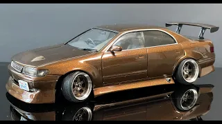 [Full build] Toyota JZX90 CHASER (Wide Body kit ver.1) 1/24 - Car Model (Aoshima)