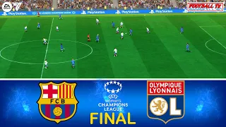 BARCELONA vs LYON | UEFA Women's Champions League 2024 Final | EA FC 24 Gameplay
