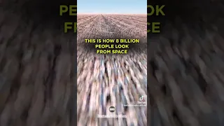 Overpopulation?! This is what 8 billion people look like from space! #overpopulation