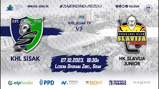 IHL Člani 2023/24 KHL Sisak vs HK Slavija Junior