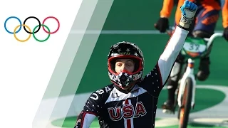 The USA's Fields takes gold in Men's BMX