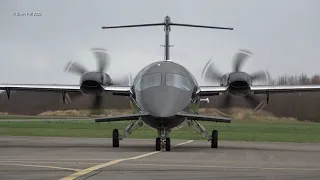 Piaggio P-180 Avanti EVO T7-BBB Teuge Aiport 11 Feb 2022