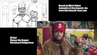 Kit Kat - Chance the Rapper - storyboard Comparison