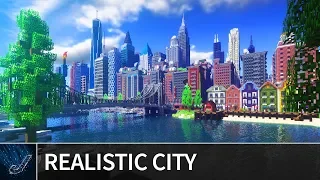 Minecraft - Huge Realistic "PATRIOTVILLE" City - Cinematic & Map Download