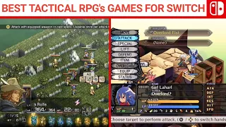 Top 15 Best Tactical RPG's Games for Nintendo Switch