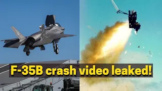 F-35 crash video leaked - From British Royal Navy aircraft carrier HMS Queen Elizabeth